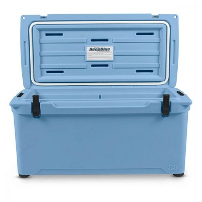 Engel Coolers 74 Quart 75 Can High Performance Roto Molded Ice Cooler, Blue