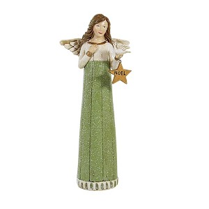 Ganz 9.5 Inch Angel With Dove Peace Noel Wings Holy Figurines - 1 of 3