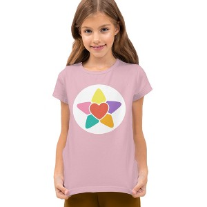 Boys' Short Sleeve Care Bears: Unlock the Magic True Heart Bear Belly T-Shirt - 1 of 4