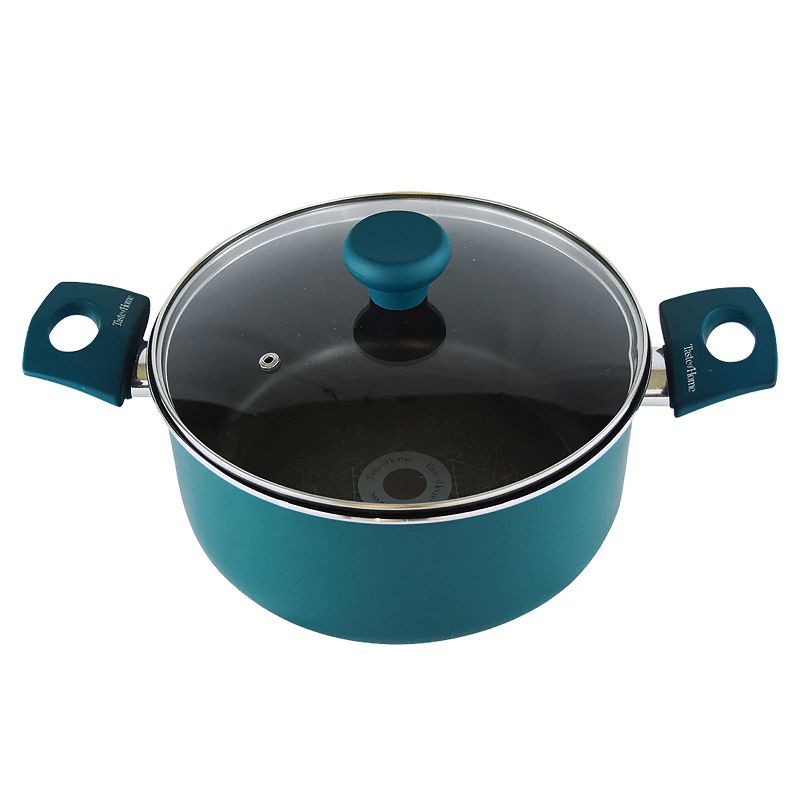 Taste of Home® 5-Qt. Non-Stick Aluminum Dutch Oven with Lid, Sea Green, 1 of 9