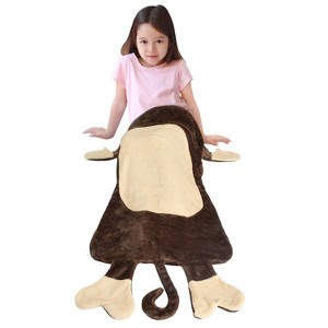 Catalonia Animal Tails Blanket for Kids, Super Soft Plush Sleeping Blanket Bag for Children, Gift Ideas for Kids - 1 of 4