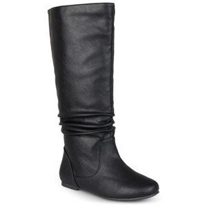 Journee Collection Womens Jayne Round Toe Riding Boots - 1 of 4