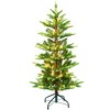 ACEPANO 84 in. H Christmas Tree with 960 PE+PVC Tips, Memory Wire & Sturdy Metal Stand For Holiday Indoor Home Decoration-Green - 3 of 4