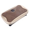 Vibration Plate Fitness Platform Whole Body Exercise Machine with 120 Speed Levels, Lymphatic Drainage, Fat Burning, and Weight Loss-Gold - 2 of 4