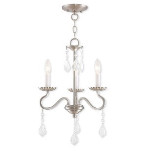 Livex Lighting Allendale 3 - Light Semi-Flush Mount in  Polished Chrome - 1 of 1