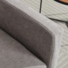 Hrinhom 29.9"W Modern Accent Chair,Chenille Swivel Armchair With Cushion - 3 of 4