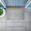 Stupell Industries Mediterranean Squares Geometric Printed Outdoor Door Mat, design by Erin Marie, 18"x30" - 4 of 4
