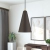 Livex Lighting Metal Shade 1 - Light Pendant in  Bronze/Antique Brass - 4 of 4
