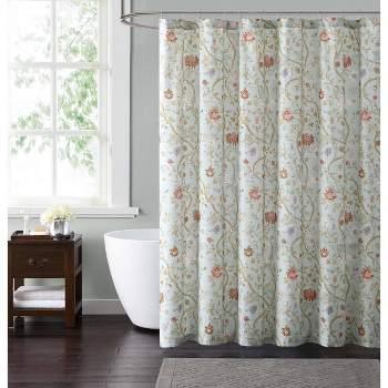 72"x72" Bedford Blue Shower Curtain - Style 212