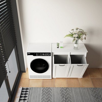 Etelifrank Laundry Storage Cabinet with Removable Bags - Modern Design for Home Use