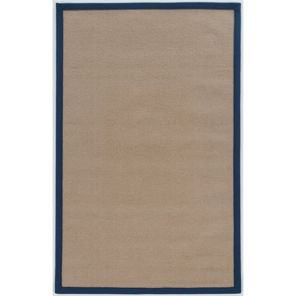 4'x6' Athena Cork Wool Area Rug Blue - Linon