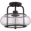 Quoizel Lighting Trilogy 1 - Light Semi-Flush Mount in  Old Bronze - 3 of 4