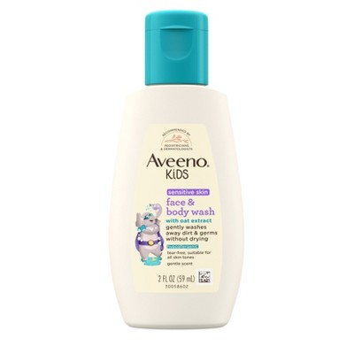 Aveeno Kids' Face & Body Wash - 2 fl oz