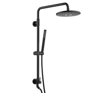 Sumerain Matte Black Hand Shower System for Shower Remodel with 8 Inch Rain Shower Head and Handheld - 1 of 4