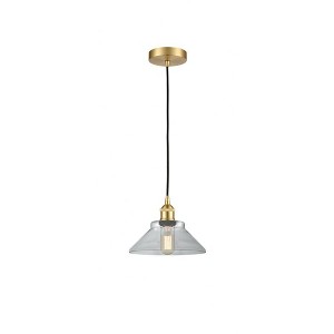 Orwell - 1 Light Cord Hung Mini Pendant In Industrial Style-7.75 Inches Tall and 8.38 Inches Wide - 1 of 1