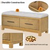 YOOCOZZ Shoe Storage Bench with Removable Cushion and Hidden Compartment - 4 of 4