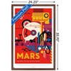 Trends International NASA - Mars Travel Poster Framed Wall Poster Prints - 3 of 4