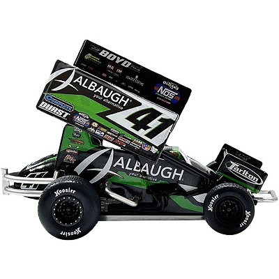 Winged Sprint Car #41 Carson Macedo "Albaugh" Jason Johnson Racing "World of Outlaws" (2024) 1/18 Die Cast Model Car by ACME