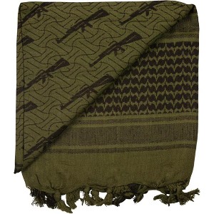 Mafoose Premium Shemagh Keffiyeh Head Neck Scarf Wrap 43" x 41" - 1 of 2