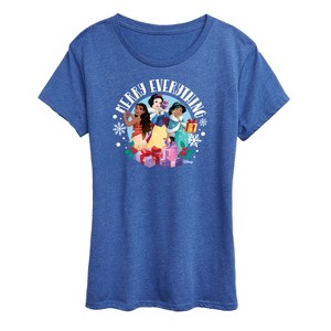 Women's - Disney - Merry Everything Short Sleeve Graphic T-Shirt - 1 of 4
