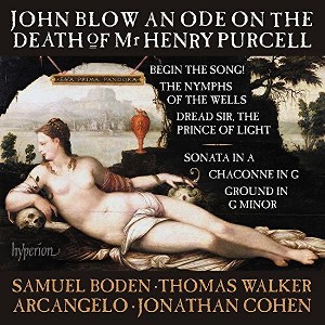 Thomas Walker - Blow: An Ode On The Death Of Mr Henry Purcell (CD) - 1 of 1