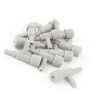Unique Bargains Aquarium Fish Tank Plastic Air Tubing Switch Pump Flow Control Valve Gray 10 Pcs - 3 of 3
