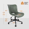 Vatros Upholstered Armless Home Office Chair Desk Chair - 4 of 4