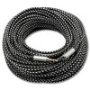 SatelliteSale Auxiliary 3.5mm Audio Jack Male to Female Digital Stereo Aux Extension Cable Universal Wire Black/White Nylon Cord - 2 of 4