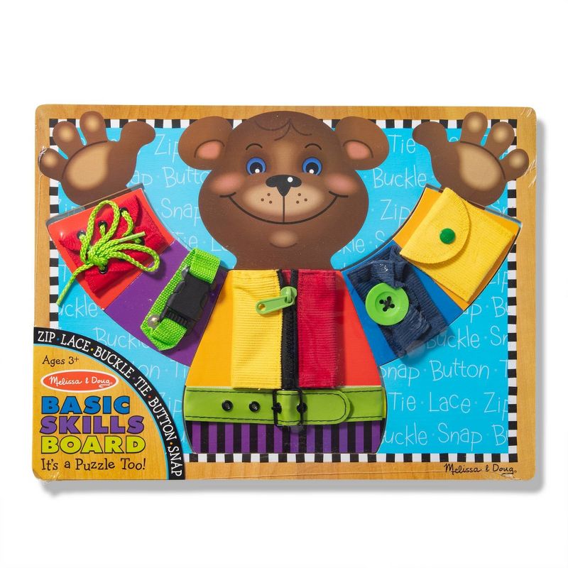 Melissa &#38; Doug Basic Skills Board and Puzzle - Wooden Educational Toy, 4 of 11