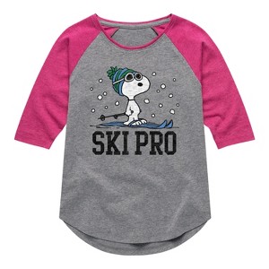 Girls' - Peanuts - Snoopy Ski Pro - 1 of 4