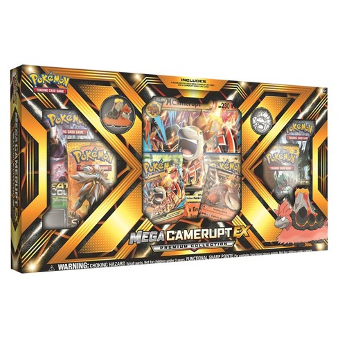 2017 Pokemon Trading Cards Mega Evolution Ex Box Featuring Camerupt