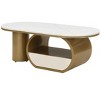 Maliang 47.24'' Coffee Table with Storage Drawer, Metal Center Frame, for Living Room - 2 of 4