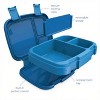 LunaLulinlk Leak-Proof Multipurpose 4-Compartment Lunch Box with Removable Dividers, BPA Free, Food Safe Material (Blue) - 4 of 4