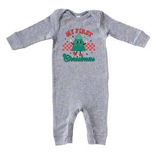 The Juniper Shop My First Christmas Tree Baby Romper - 1 of 3