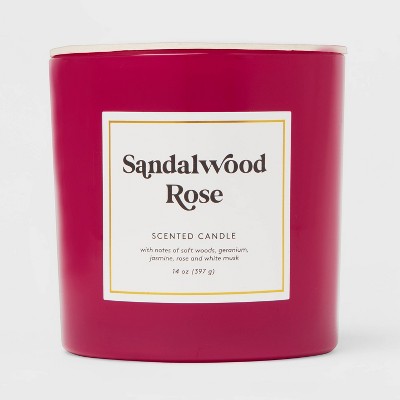 14oz Sandalwood Rose Candle - Opalhouse™