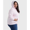 Hanes Just My Size EcoSmart Women's Full-Zip Fleece Hoodie (Plus Size) - 2 of 4