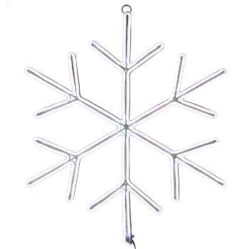 18" Neon Style Snowflake Christmas Novelty Light - National Tree Company