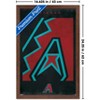 Trends International MLB Arizona Diamondbacks - Logo 25 Framed Wall Poster Prints - 3 of 4