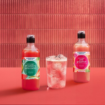 SodaStream 4pk 14.9 fl oz Classics Strawberry Watermelon Zero Drink Mix
