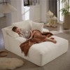 TiramisuBest Lotus Bean Bag Sofa Chair Pull Ring Easy Move High Density Foam Adult Living Room Bedroom, 43.7"*39.76"*26.77" - 2 of 4