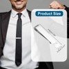 Unique Bargains Stainless Steel Necktie Pinch Letter with Black Gift Box Initial Tie Clip for Men - 2 of 4