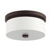Livex Lighting Meridian 2 - Light Flush Mount in  Bronze - 2 of 4