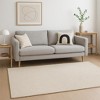 HomeRoots 5' X 8' Cream Berber Hand Woven Area Rug - 2 of 4
