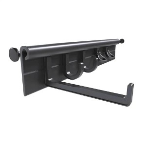 Hang It Simple 18in Wall-Mounted Storage System with Adjustable Hooks – Heavy-Duty Organizer for Tools, Brooms – Ideal for Garages & More - 1 of 4