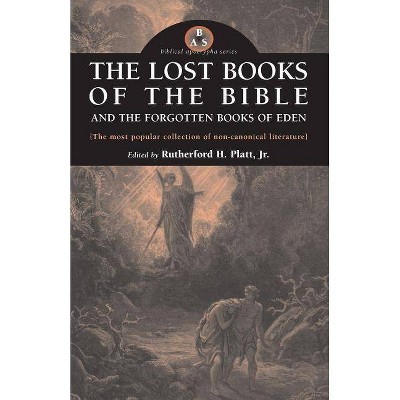 The Lost Books of the Bible and the Forgotten Books of Eden - (Biblical Apocrypha) by  Rutherford H Platt (Paperback)