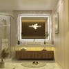 Apmir Super Bright Front & Back LED Lighted Anti-Fog Aluminum Alloy Framed Tempered Glass Bathroom/Vanity Mirror with ETL & 3-Year Warranty - 2 of 4