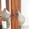 Display Cabinet With Glass Doors And Lights, Wine Cabinet Display Cabinet With Adjustable Glass Shelves - 4 of 4