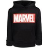 Marvel Comics Iconic Logo Fleece Pullover Hoodie Toddler to Big Kid - 2 of 4