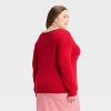 Women's Wide Crewneck Americana Pullover Sweater - Wild Fable™ - 2 of 3