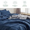 Cozy Comfort by Bedsure | Solid Diamond Pintuck 7pcs 80gsm Queen Size Beige Bedding Set Comforter Set - 3 of 4